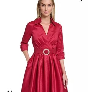 Elegant Red Women's Dress